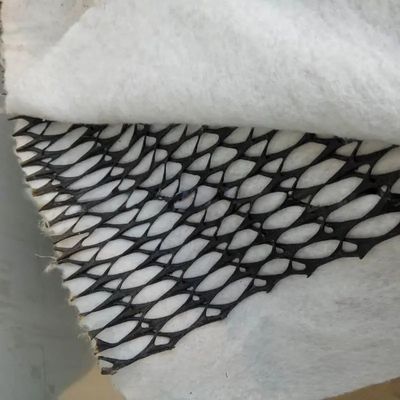 Largeur de 2m à 4m Réseau de drainage géonet composite géotextile plastique pour les solutions de projet