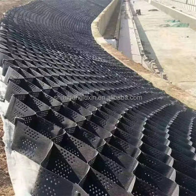 Stabilisateur de sol en HDPE industriel Stabilisateur de gravier en plastique géocelle pour la stabilisation