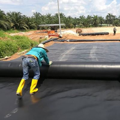 Liner en HDPE de 1 mm pour les projets de décharge, capacité de solution et géomembranes imperméables