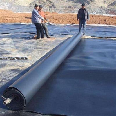 Géomembrane géomembrane brillante imperméable à l'eau Style de conception industrielle pour 0,75 mm 1 mm 1,5 mm HDPE LDPE