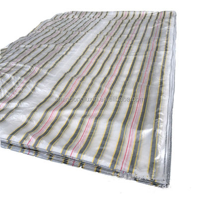 180 gsm de bâche en polyéthylène revêtu en PE pour une protection contre l'eau et la poussière et une protection contre la lumière du soleil