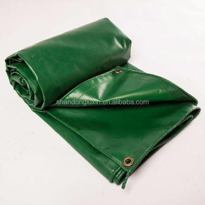 Couche de toile de PVC super lourd, bâches de vinyle avec capacité d'impression de logo