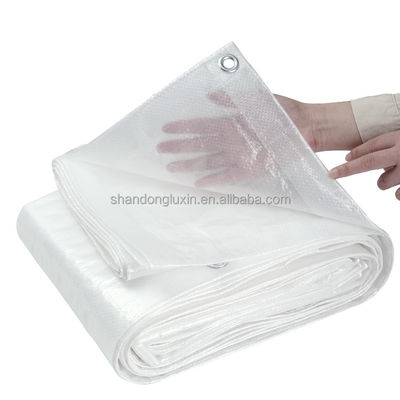 Tissus en tissu revêtu en PE, bâches de toile, bâches tissées pour les auvents
