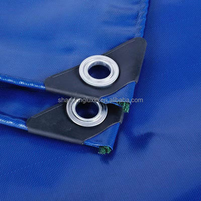 Légères feuilles de bâches en PE en argent bleu résistant aux larmes pour la protection extérieure