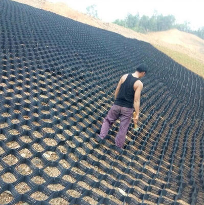 330 mm-1000 mm Distance de soudage Géocelle HDPE pour solution de stabilisation du gravier de la chaussée