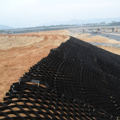 330 mm-1000 mm Distance de soudage Géocelle HDPE pour solution de stabilisation du gravier de la chaussée