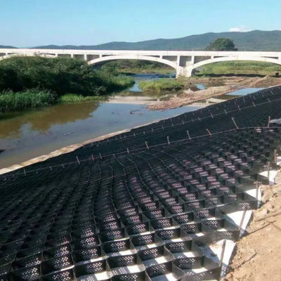 Construction routière Géocelle HDPE géocelle avec grille de gravier texturé et perforé