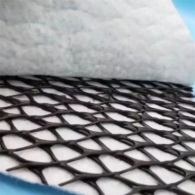 Largeur de 2m à 4m Réseau de drainage géonet composite géotextile plastique pour les solutions de projet