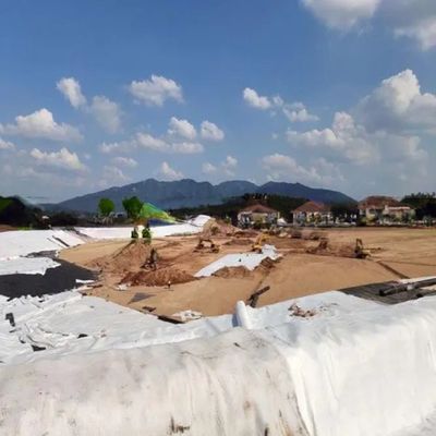 Largeur de 2m à 4m Réseau de drainage géonet composite géotextile plastique pour les solutions de projet