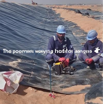 Capacité de la solution du projet Géomembrane HDPE pour étang de pisciculture