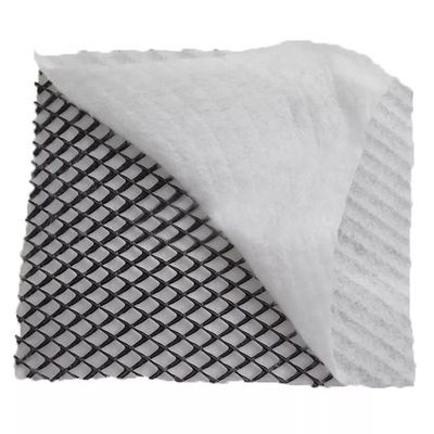 Consolidation géotextile composite plastique géonet réseau de drainage pour routes