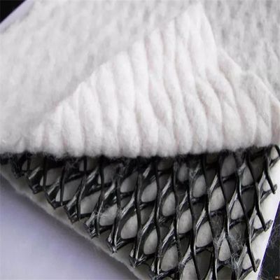 Consolidation géotextile composite plastique géonet réseau de drainage pour routes