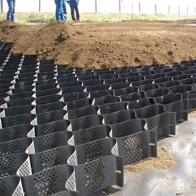 Geocelle de renforcement de protection contre les pentes raides pour la stabilisation et le renforcement des routes