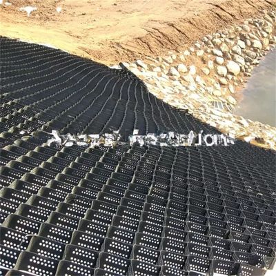 Geocelle de renforcement de protection contre les pentes raides pour la stabilisation et le renforcement des routes