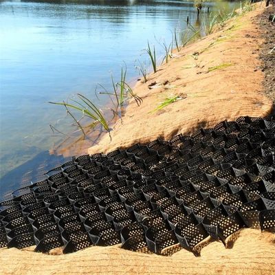 1.1mm 1.7mm contrôle de l'érosion par cellules géo pour la stabilisation des pentes et le renforcement du sol