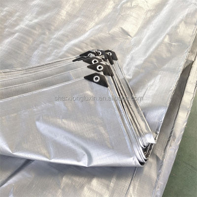Rouleaux de bâches en PE de couleur personnalisée et de motif revêtu pour la protection extérieure