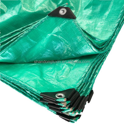 Rouleaux de bâches en PE de couleur personnalisée et de motif revêtu pour la protection extérieure