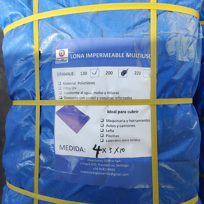 Couche en PE Tissus tissés Toiture pare-feu bâches Tente bâches en plastique étanche