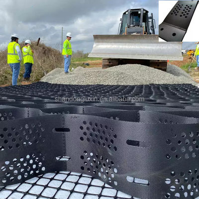 Stabilisateur de sol en HDPE industriel Stabilisateur de gravier en plastique géocelle pour la stabilisation