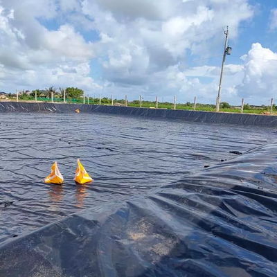 Géomembranes 1 mm 2 mm étanche à l'eau réservoir de remplissage de barrage de la piscine piscine de poisson étang de la ferme de la ligne HDPE