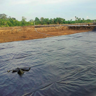 Géomembrane verte pour étanche à l'eau réservoir de lac artificiel revêtement de barrage HDPE sur mesure
