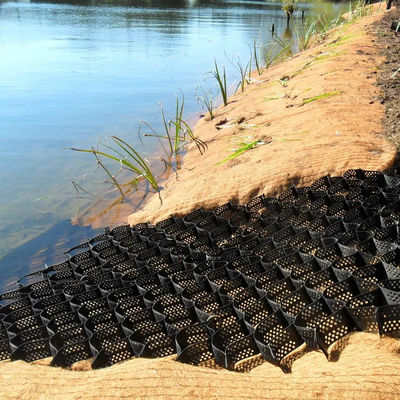 Murs de soutènement en plastique pour la stabilisation du sol routier