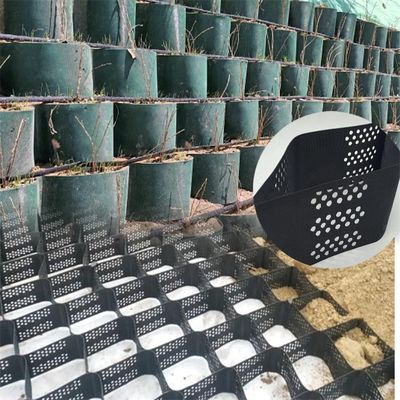 Murs de soutènement en plastique pour la stabilisation du sol routier