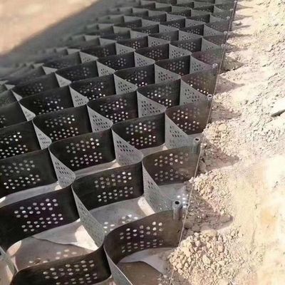 Réseau de pavage de gravier stabilisé en plastique pour le sous-sol de la cave à miel