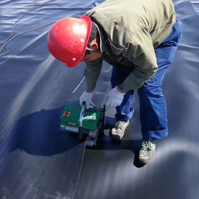 Géomembrane à haute densité pour étang de poisson barrage de lagon liner 1 mm 2 mm 3 mm surface lisse