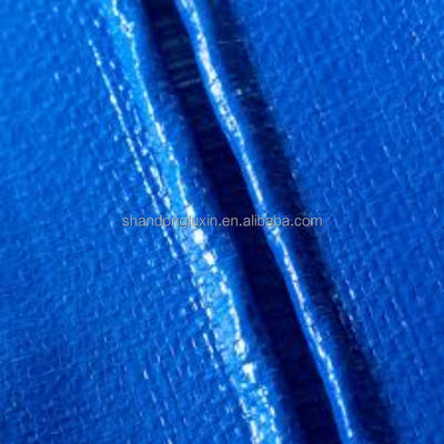 500D-1500D Nombre de fils Tissus de remorque HDPE lourd Tissus bleu étanche
