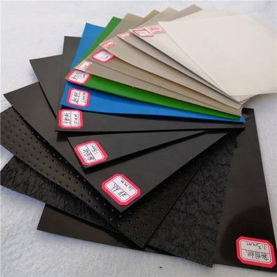 Matériau géosky HDPE étang d'élevage de poissons longueur 50m-100m noir géomembrane imperméable
