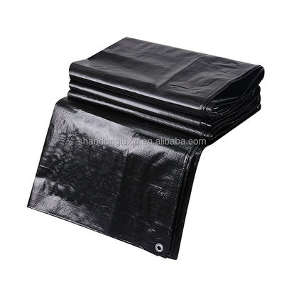 Tissu tissé sur mesure de bâche en plastique pour la protection extérieure et la durabilité