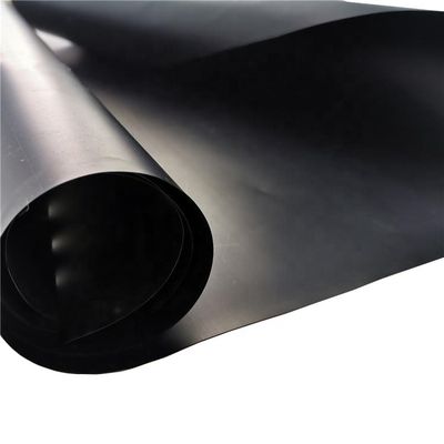 0.5 mm Noir HDPE Geomembrane Liner pour étang de ferme de crevettes de poisson à deux côtés texturé / lisse
