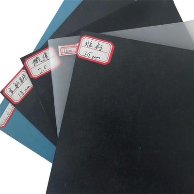 0.5 mm Noir HDPE Geomembrane Liner pour étang de ferme de crevettes de poisson à deux côtés texturé / lisse
