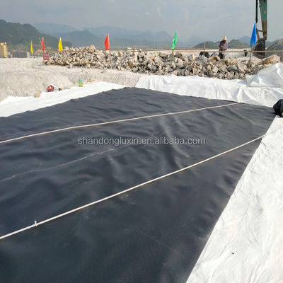 Projet de barrage en Afrique du Sud Géomembrane HDPE 0,8 mm 1 mm 1,5 mm 2 mm avec matériau EVA EPDM