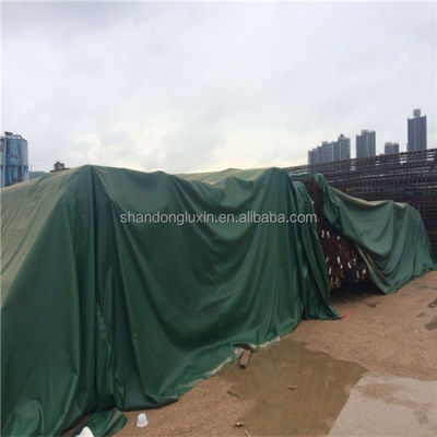 500D-1500D HDPE tissage avec lamination LDPE toile en plastique couverture de bâche