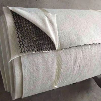 densité Polyéthylène plastique pour drainage Géonette avec adhésif géotextile 6 mm d'épaisseur