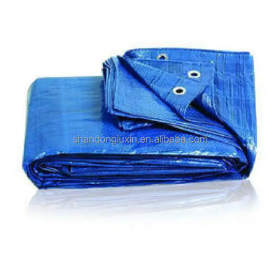 50 à 300 gm Plaid Style Matériau de bâches PE personnalisé pour le revêtement de camions