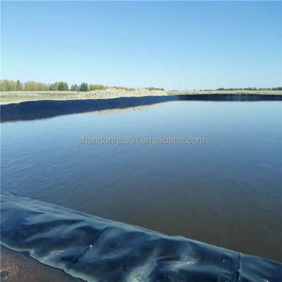 Géomembrane de surface de film HDPE de 1,5 mm personnalisée pour réservoir en noir blanc vert bleu