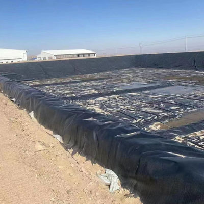 Géomembrane imperméable Géomembrane en HDPE à double texture pour l'inspection sur place des lagunes