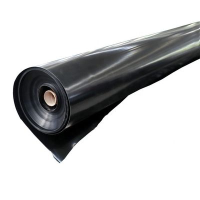 0.5mm HDPE géomembrane pour l'élevage de crevettes de poisson en noir blanc bleu vert personnalisé