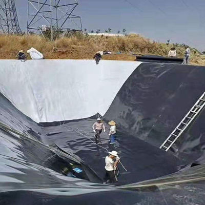 0.1mm-2.5mm HDPE Geomembrane Liner pour les étangs formation sur place et une excellente durabilité