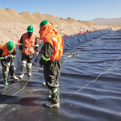 Piscine double douce en PEHD Liner de l' étang 1 mm 2 mm Geomembrane feuille en plastique imperméable