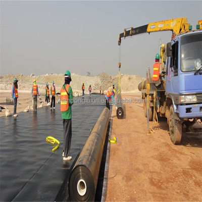 Piscine double douce en PEHD Liner de l' étang 1 mm 2 mm Geomembrane feuille en plastique imperméable