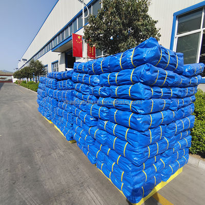 Couche en PE de palme à l'épreuve du feu et à l'épreuve de l'eau toile tissée de réservoir de poisson pour couche de camion en PE