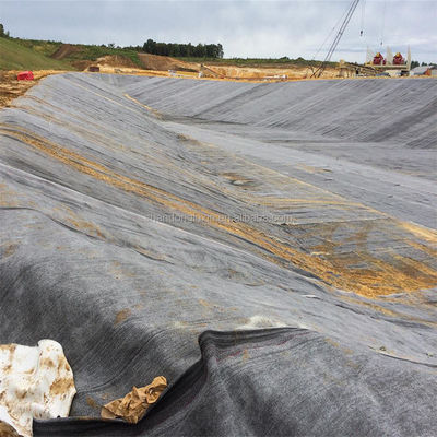 1.5mm HDPE géomembrane imperméable à l'eau 1m-8m largeur pour la ferme de poissons de barrage réservoir étang liner