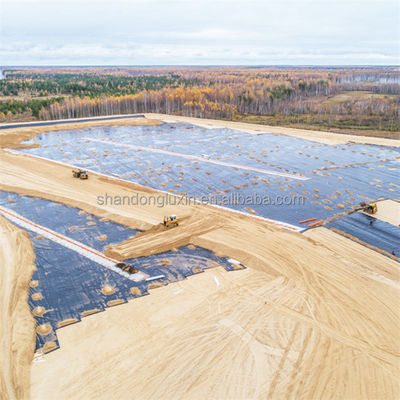 Liner en HDPE de 1 mm pour les projets de décharge, capacité de solution et géomembranes imperméables