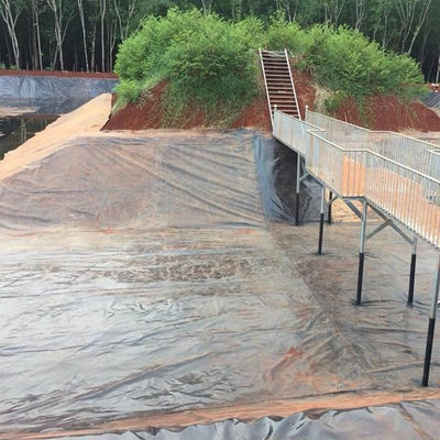 Aquaculture Géomembranes Dam Liner 100% matériau vierge HDPE pour les projets de solution totale