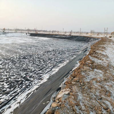 Design industriel de type géomembrane HDPE largeur de 1m à 8m pour matériaux de revêtement d'étang de décharge