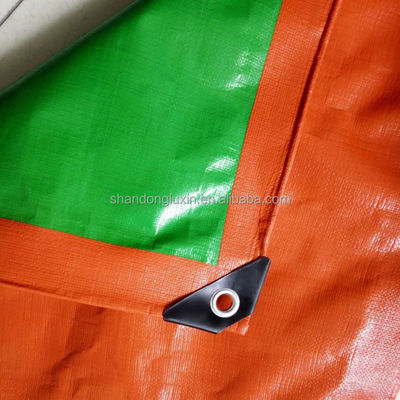 Couverture de camion imperméable à l'eau Anti-UV Durable 200gm PE Tarpaulin feuille avec plaid nombre de fils